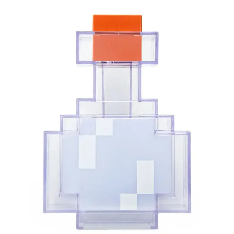 MC Color Changing Potion Bottle Night Light - Set of 8 Models, USB Powered Mood Light & Decor Ambient Glow Lamp Pixel Game